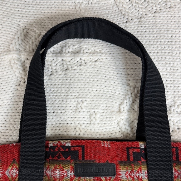 Pendleton Southwest Native American Patterned Large Zippered Wool Tote Bag - Picture 3 of 14
